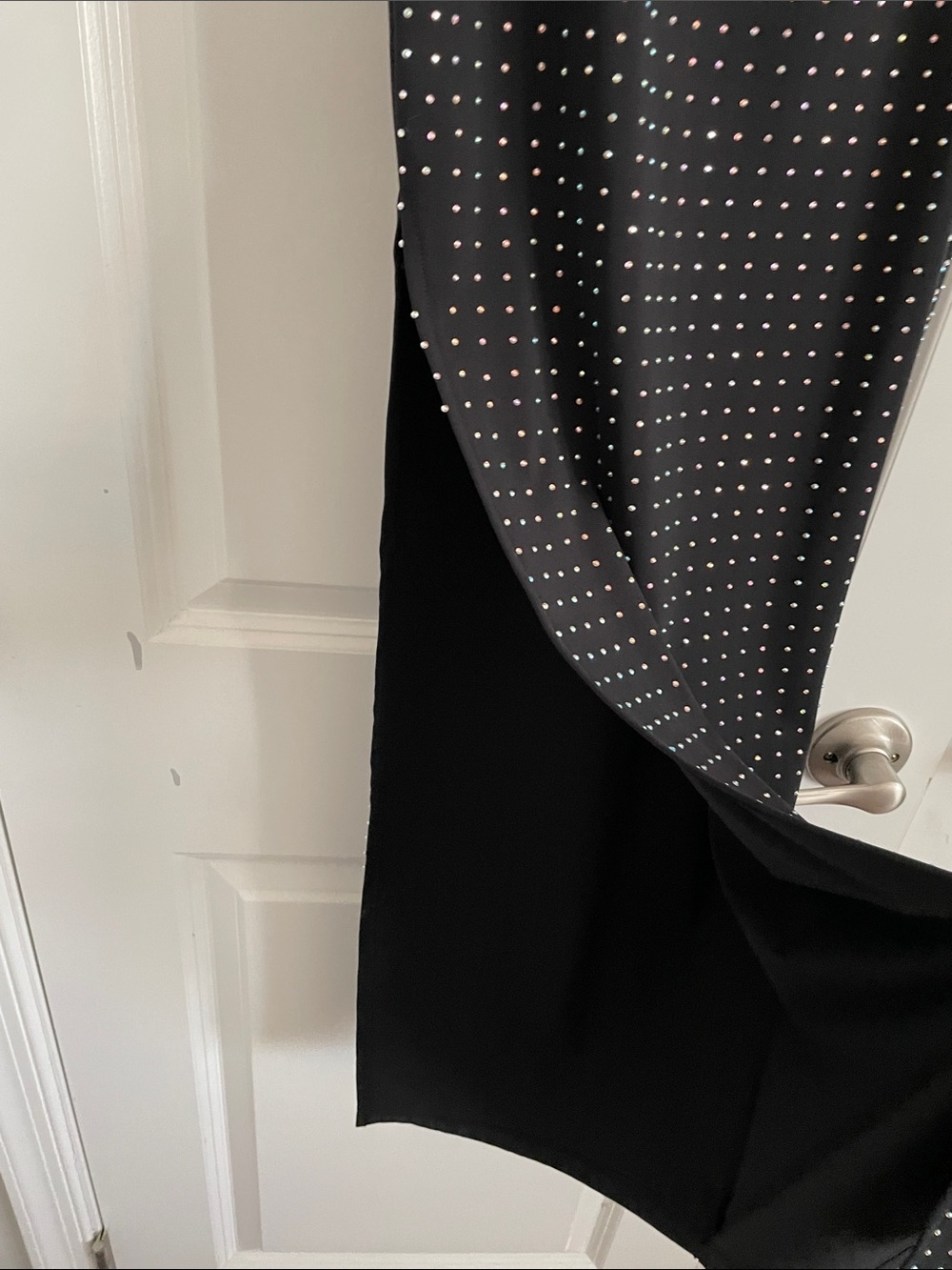 Zara Rhinestone Polyamide Dress - Picture 9 of 9